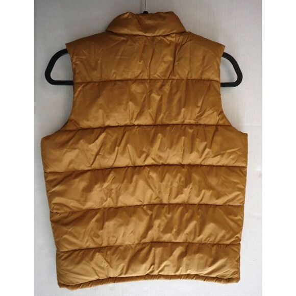 Gap 418456 Kids Sz XL (12) Honey Mustard Yellow ColdControl Quilted Puffer Vest - Picture 2 of 9